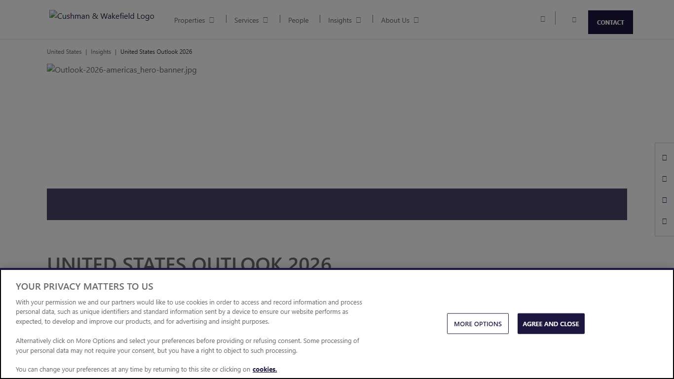 ​United States Outlook 2026 US Cushman & Wakefield